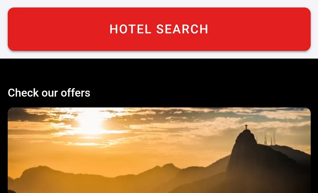 eHotel mobile booking application